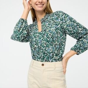 J Crew Floral Long Sleeve Size Medium